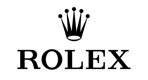 symbol rolex|Rolex logo black and white.